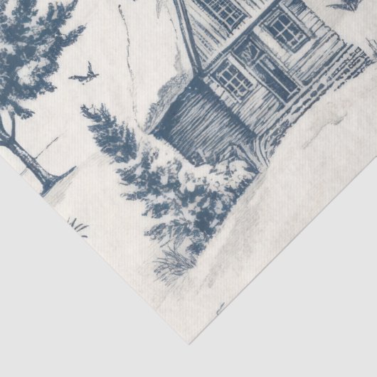 Zubehör für Weihnachtsbaummuster Seidenpapier (Detail)