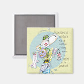 Zubehör; Gottes Geschenkmagnet Magnet (Vorderseite/Rückseite)