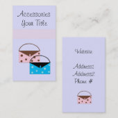 Zubehör Visitenkarte (Vorne/Hinten)