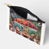 Zubehörbeutel: Weihnachts-Pilzdesign Zubehörtasche (Offen)