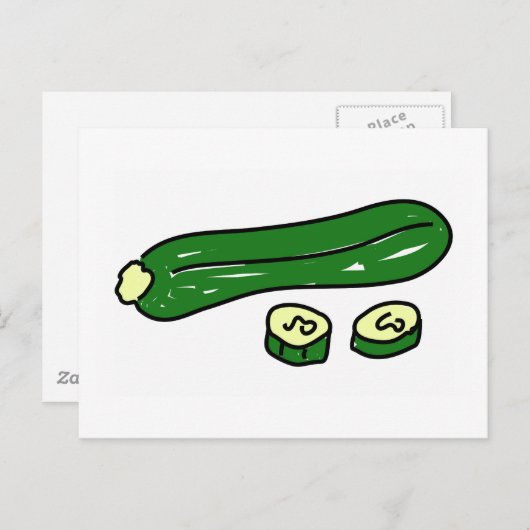 zubereiten postkarte (Vorne/Hinten)