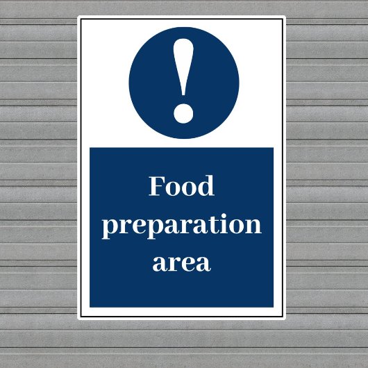 Zubereitung Aufkleber