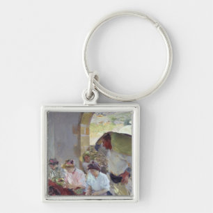 Zubereitung der trockenen Trauben, 1890 Schlüsselanhänger