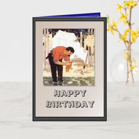 Zubereitung des Abendessens Karte (Gelbe Blume)