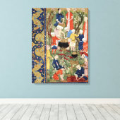 Zubereitung einer Mahlzeit Leinwanddruck (Insitu (Holzboden))