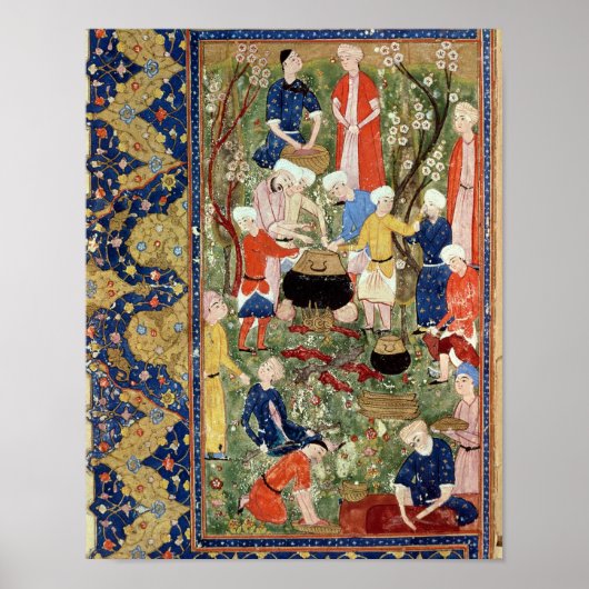 Zubereitung einer Mahlzeit Poster (Vorne)