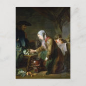 Zubereitung eines Essens Postkarte (Vorderseite)