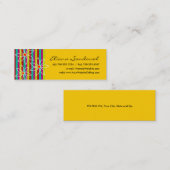 Zubringerkarten mit Streifen Telefonnummerkarte (Vorne/Hinten)