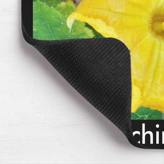 Zucchini Blume Mousepad (Ecke)