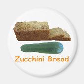 Zucchini Brot Magnet (Vorne)