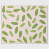 Zucchini Courgette Summer Squash Muster Geschenkpapier (Flach)