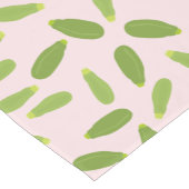 Zucchini Courgette Summer Squash Muster Kurzer Tischläufer (Ecke)