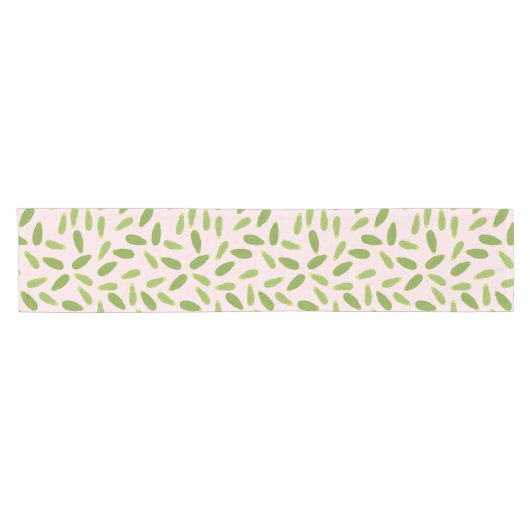 Zucchini Courgette Summer Squash Muster Kurzer Tischläufer (Horizontal)