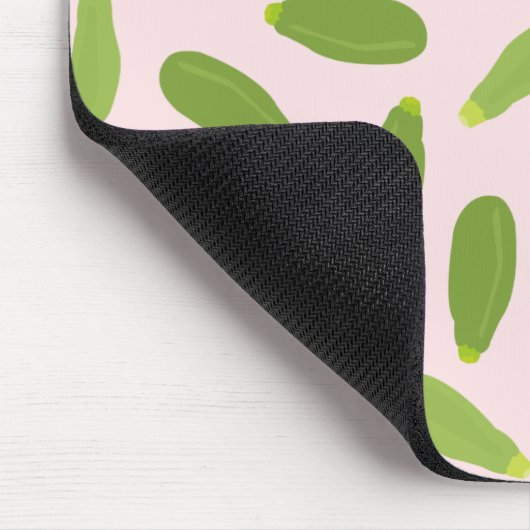 Zucchini Courgette Summer Squash Muster Mousepad (Ecke)