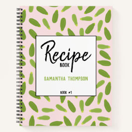 Zucchini Courgette Summer Squash Muster Rezept Notizblock