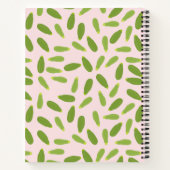 Zucchini Courgette Summer Squash Muster Rezept Notizblock (Rückseite)