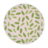 Zucchini Courgette Summer Squash Muster Schneidebrett (Vorderseite)