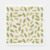 Zucchini Courgette Summer Squash Muster Serviette (Vorderseite)