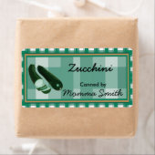 Zucchini Custom Canning Labels (Insitu)