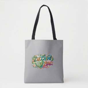 Zucchini Eifer – Lustiges Gemüse Grafik T-Shirt Tasche