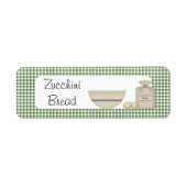 Zucchini-Etikett (Vorne)