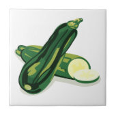 Zucchini-Gemüse Fliese (Vorderseite)