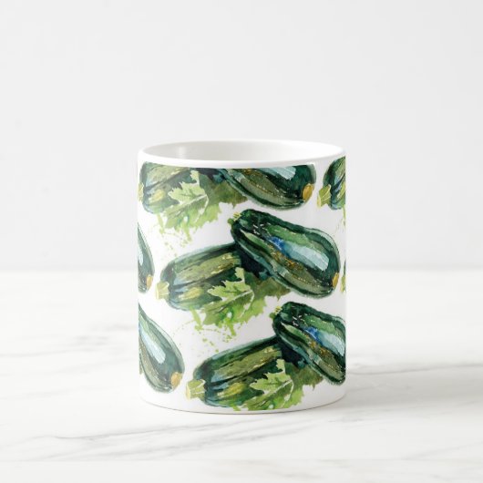 Zucchini Gemüse Zucchini Gemüse Gemüse Kaffeetasse (Mittel)