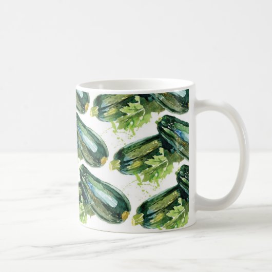 Zucchini Gemüse Zucchini Gemüse Gemüse Kaffeetasse (Rechts)