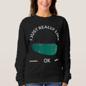 Zucchini Gemüsesorten oder Teigwaren 1 Sweatshirt (Vorderseite)