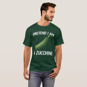 Zucchini Halloween-Freund T-Shirt (Vorne ganz)