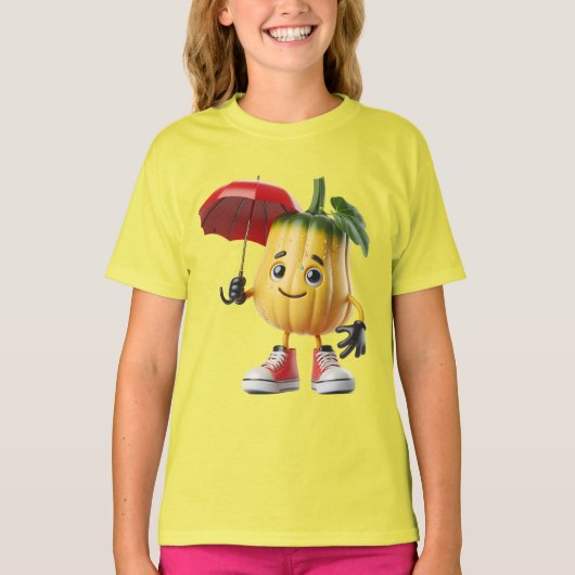 Zucchini in Red Sneakers T-Shirt (Vorderseite)