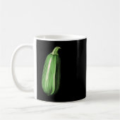 Zucchini Lazy Easy Funny Matching Halloween Costum Kaffeetasse (Links)