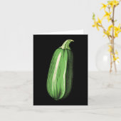 Zucchini Lazy Easy Funny Matching Halloween Costum Karte (Gelbe Blume)