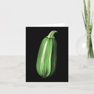 Zucchini Lazy Easy Funny Matching Halloween Costum Karte