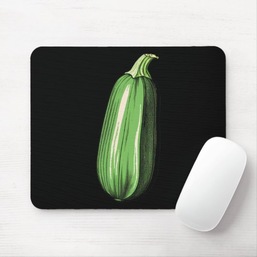 Zucchini Lazy Easy Funny Matching Halloween Costum Mousepad (Mit Mouse)