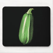 Zucchini Lazy Easy Funny Matching Halloween Costum Mousepad (Vorne)