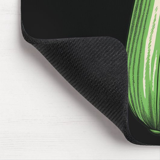 Zucchini Lazy Easy Funny Matching Halloween Costum Mousepad (Ecke)