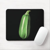 Zucchini Lazy Easy Funny Matching Halloween Costum Mousepad (Mit Mouse)