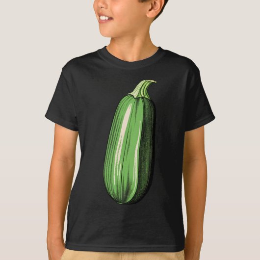 Zucchini Lazy Easy Funny Matching Halloween Costum T-Shirt (Vorderseite)