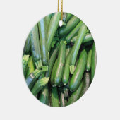 Zucchini-Ornament Keramikornament (Rechts)