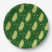 Zucchini Pappteller (Vorderseite)