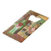 Zucchini Pizza Geldbeutel Flaschenöffner (Vorderseite Schrägansicht)