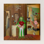 Zucchini Pizza Puzzle (Vertikal)