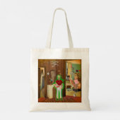 Zucchini Pizza Tragetasche (Rückseite)