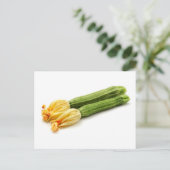 Zucchini Postkarte (Stehend Vorderseite)
