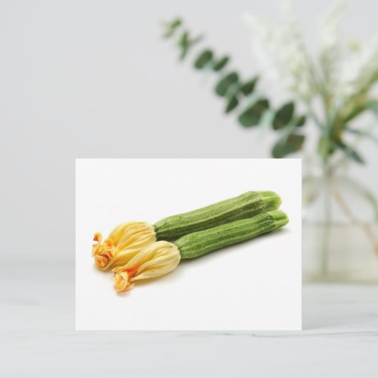 Zucchini Postkarte (Stehend Vorderseite)