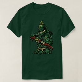 Zucchini Shadow Strike — Vintage Retro Ninja Kampf T-Shirt