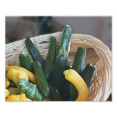 Zucchini Sommer Squash Gourds Gemüse 8x10 Fotodruck (Vorne)
