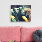Zucchini Sommer Squash Gourds Gemüse Leinwanddruck (Insitu (Wohnzimmer))