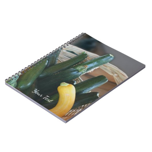 Zucchini Sommer Squash Gourds Gemüse Notizblock (Linke Seite)